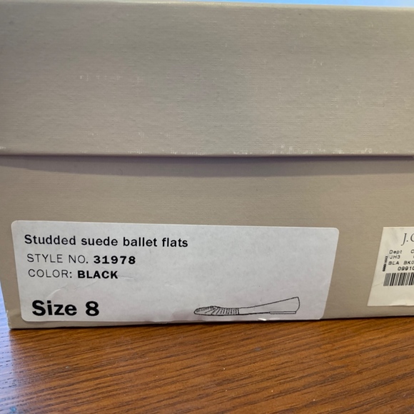 JCREW Suede Studded Ballet Flats - Picture 7 of 7